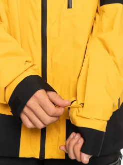 Quiksilver Ultralight Gore-Tex® Technical Snow Jacket Mineral Yellow Shop