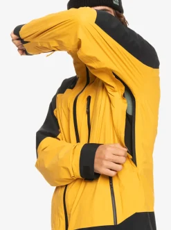 Quiksilver Ultralight Gore-Tex® Technical Snow Jacket Mineral Yellow Shop