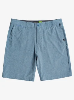 Quiksilver Union Heather Amphibian 20" Hybrid Shorts Captains Blue Best Sale
