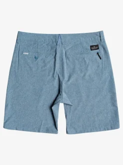 Quiksilver Union Heather Amphibian 20" Hybrid Shorts Captains Blue Best Sale
