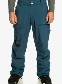 Quiksilver Utility Shell Snow Pants Majolica Blue Flash Sale