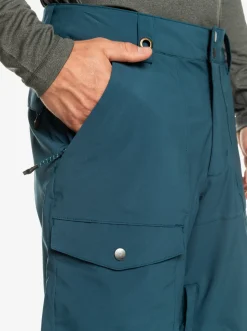 Quiksilver Utility Shell Snow Pants Majolica Blue Flash Sale