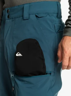 Quiksilver Utility Shell Snow Pants Majolica Blue Flash Sale