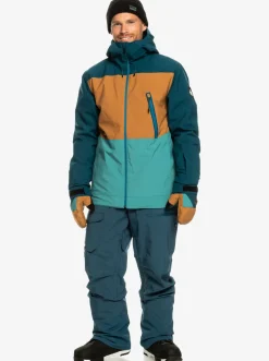 Quiksilver Utility Shell Snow Pants Majolica Blue Flash Sale