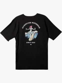Quiksilver Waterman A Proper Pint T-Shirt Black Best Sale