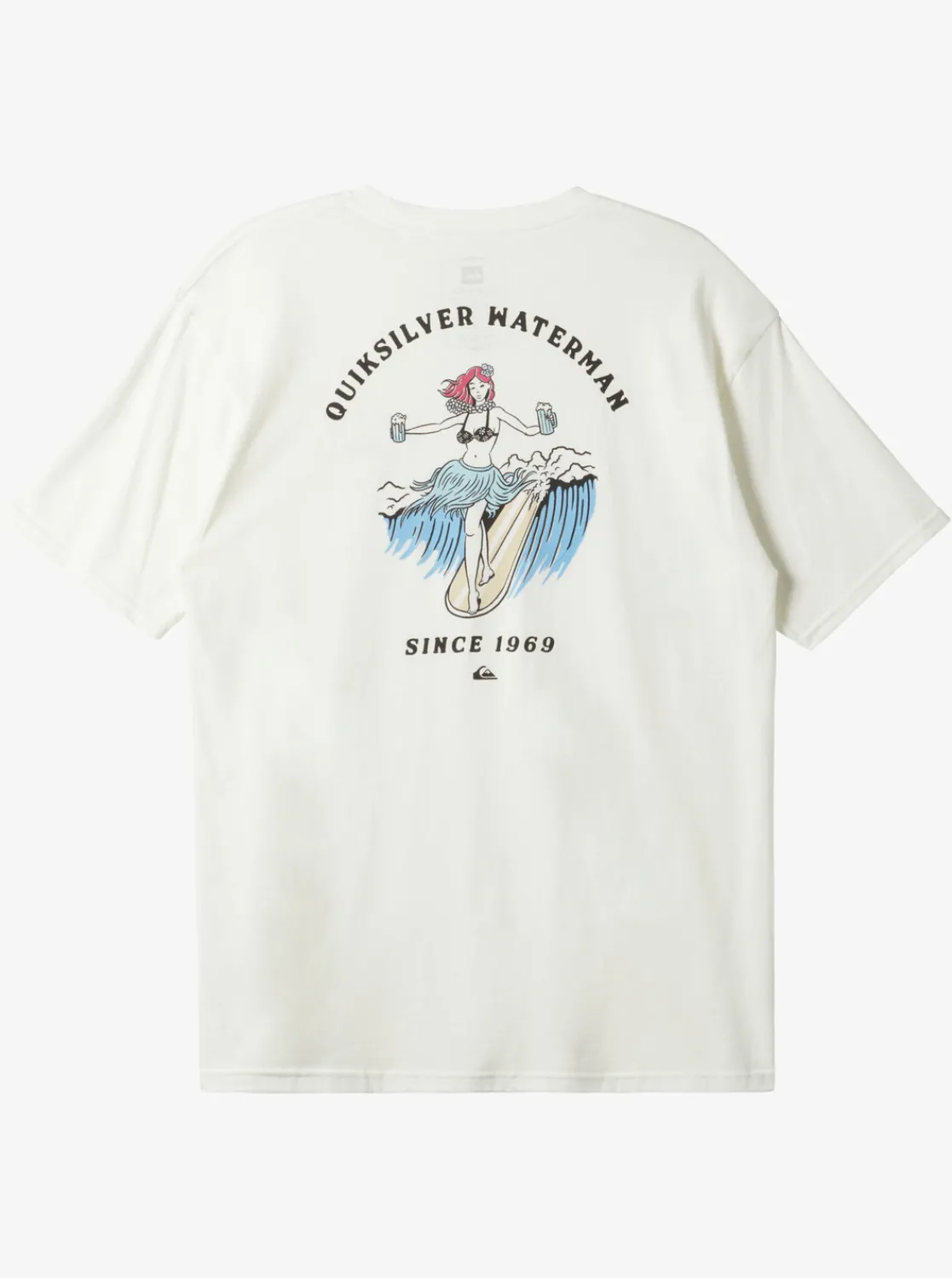 Quiksilver Waterman A Proper Pint T-Shirt Snow White Store