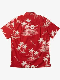 Quiksilver Waterman Ahi Holiday Woven Shirt Ahi Holiday Aura Orange Store