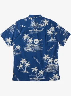 Quiksilver Waterman Ahi Holiday Woven Shirt Ahi Holiday Estate Blue Shop