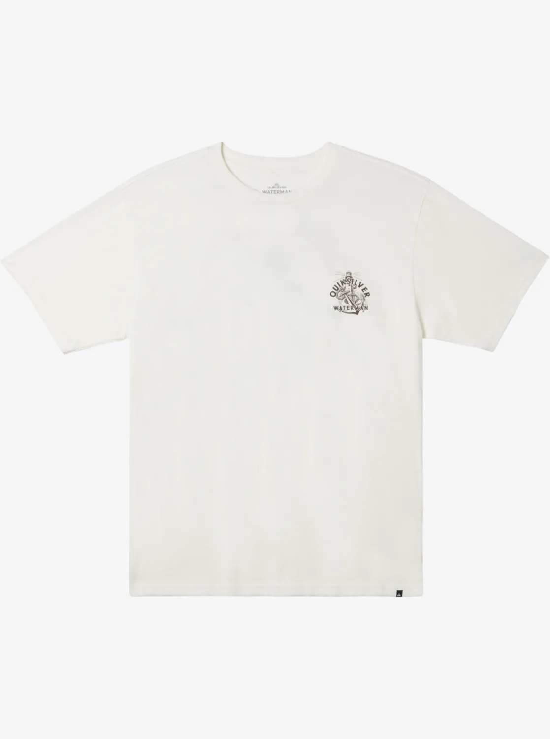 Quiksilver Waterman Anchors Away Qt-Shirt Snow White Cheap