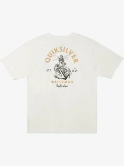 Quiksilver Waterman Anchors Away Qt-Shirt Snow White Cheap