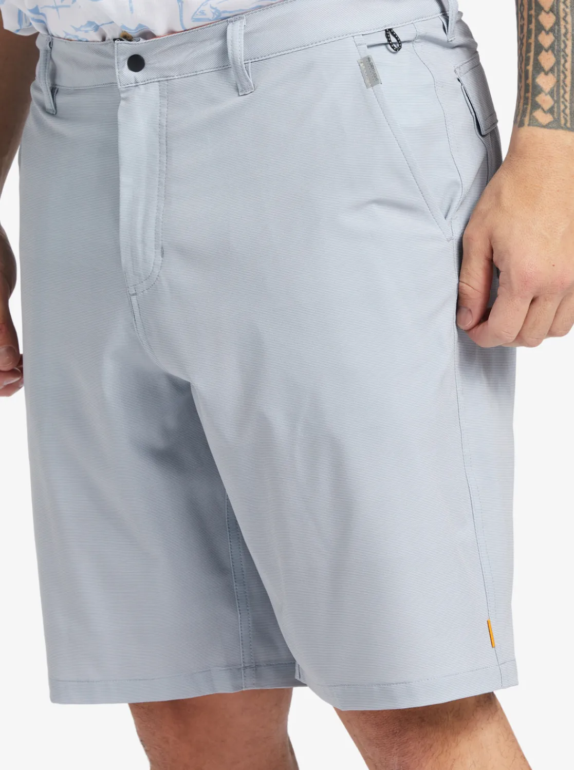 Quiksilver Waterman Backwater 20" Amphibian Boardshorts Sharkskin Best Sale