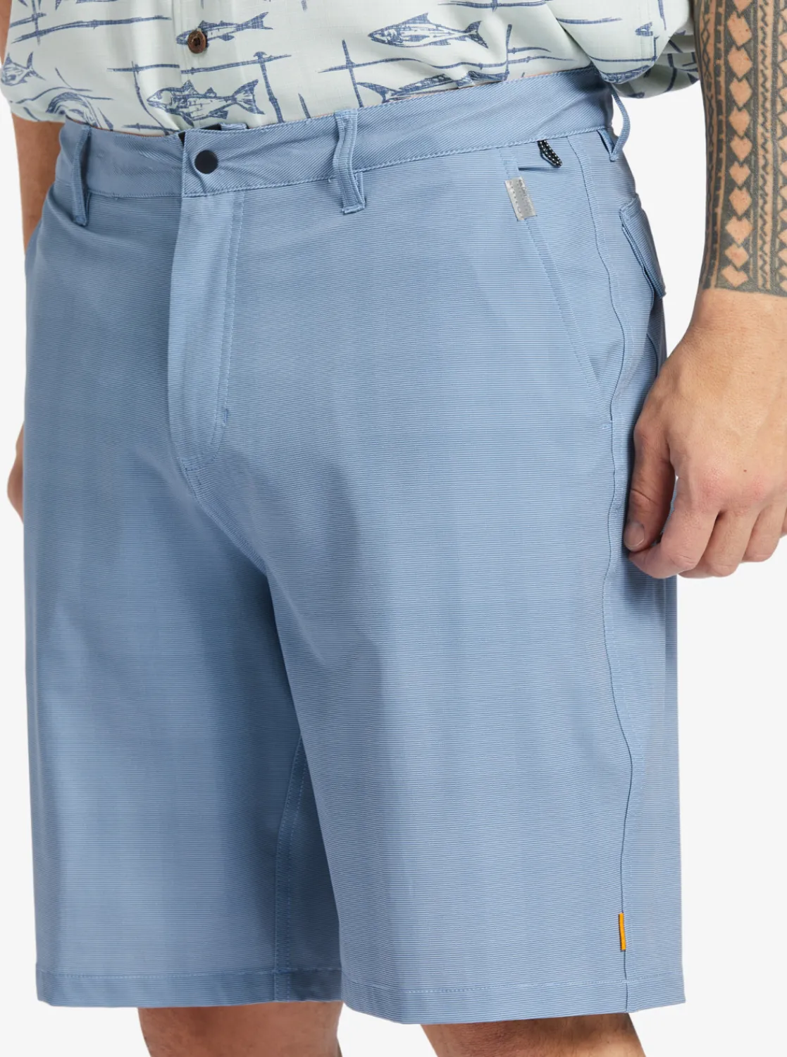 Quiksilver Waterman Backwater 20" Amphibian Boardshorts Ensign Blue New