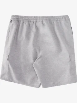 Quiksilver Waterman Balance 18" Volleys Heather Grey Fashion