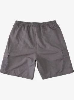 Quiksilver Waterman Balance 18" Volleys Dark Grey Heather Online