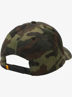 Quiksilver Waterman Bar Manager Snapback Hat Woodland Camo Hot