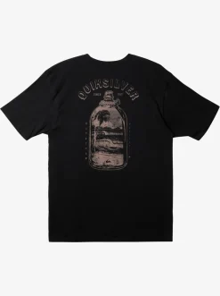 Quiksilver Waterman Bottled Up T-Shirt Black Fashion