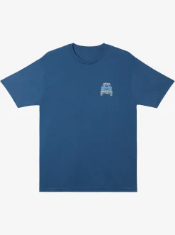 Quiksilver Waterman Bruiser Qt-Shirt Ensign Blue Clearance