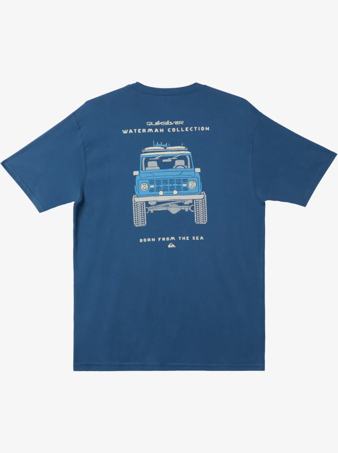 Quiksilver Waterman Bruiser Qt-Shirt Ensign Blue Clearance