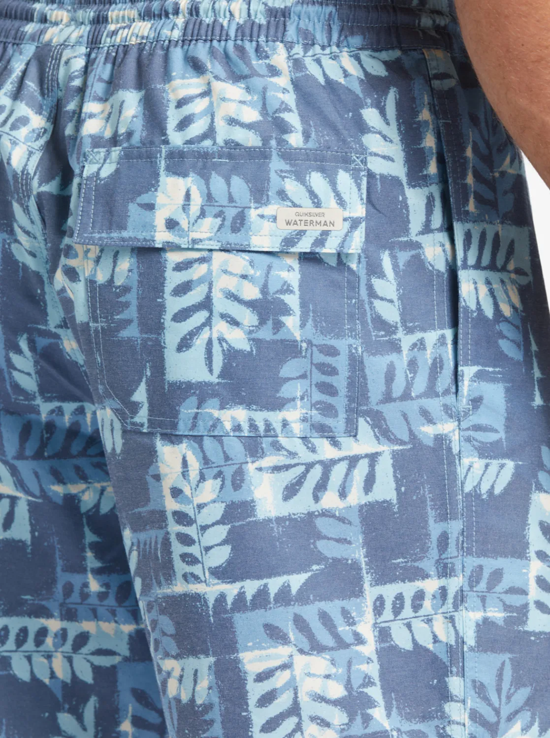 Quiksilver Waterman Canoes Reef 17" Volleys Ensign Blue Canoe Cheap