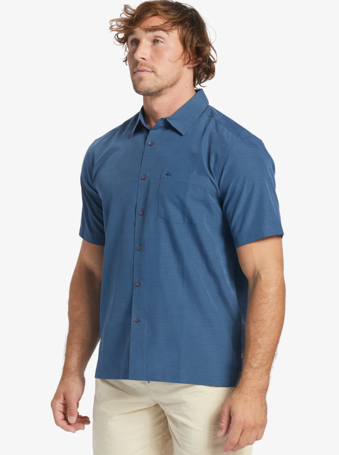 Quiksilver Waterman Centinela Premium Anti-Wrinkle Shirt Midnight Navy Centinella Best Sale