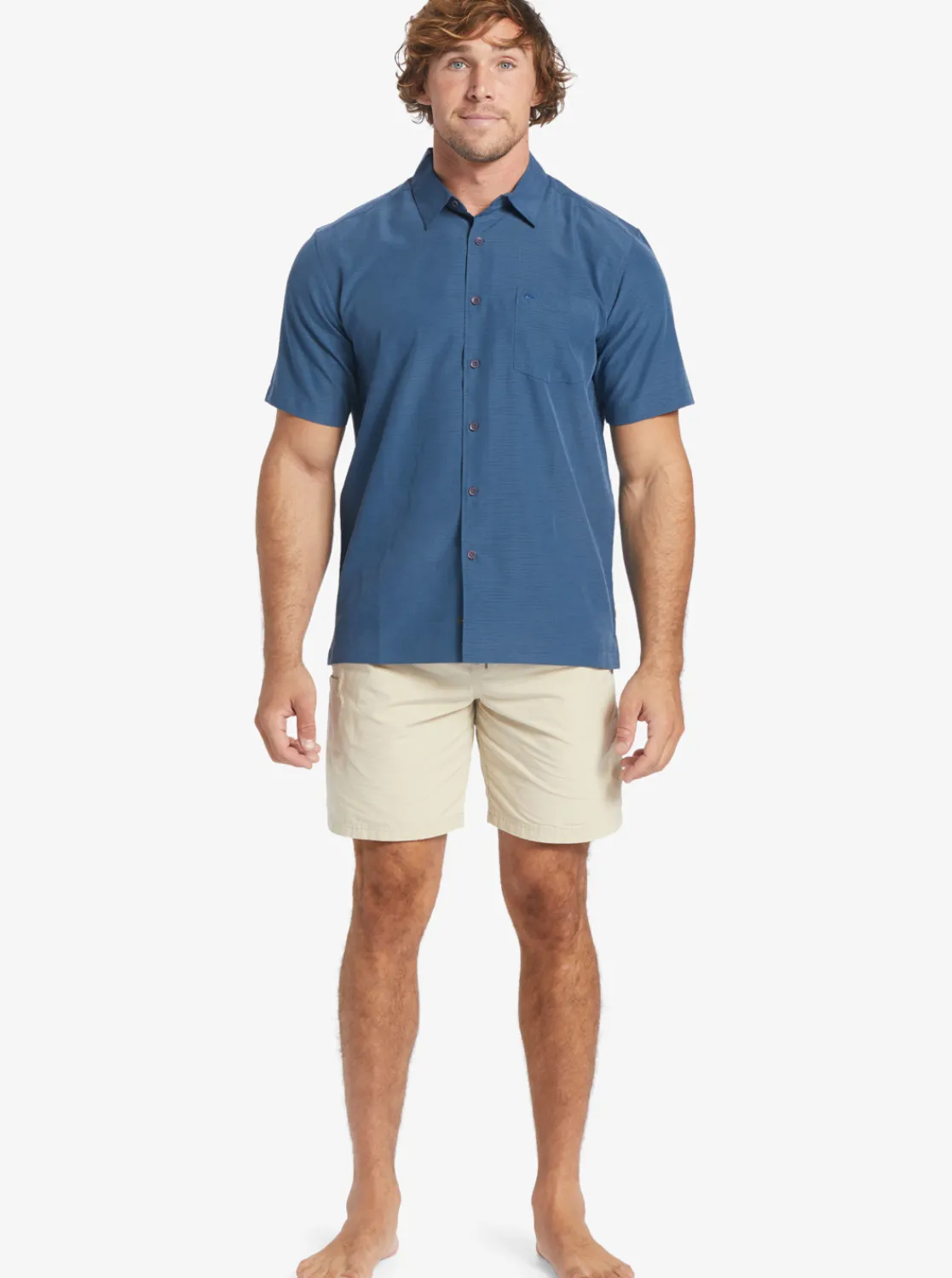 Quiksilver Waterman Centinela Premium Anti-Wrinkle Shirt Midnight Navy Centinella Best Sale