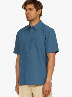 Quiksilver Waterman Centinela Premium Anti-Wrinkle Shirt Midnight Navy Centinella Best Sale