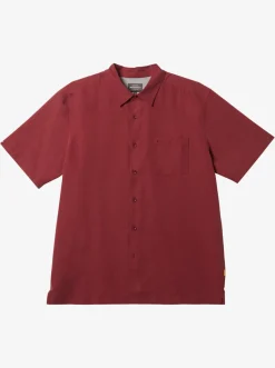Quiksilver Waterman Centinela Premium Anti-Wrinkle Shirt Ruby Wine Centinela 4 Cheap