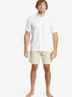 Quiksilver Waterman Centinela Premium Anti-Wrinkle Shirt White Centinella Outlet