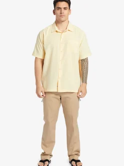 Quiksilver Waterman Centinela Premium Anti-Wrinkle Shirt Double Cream Centinella Hot