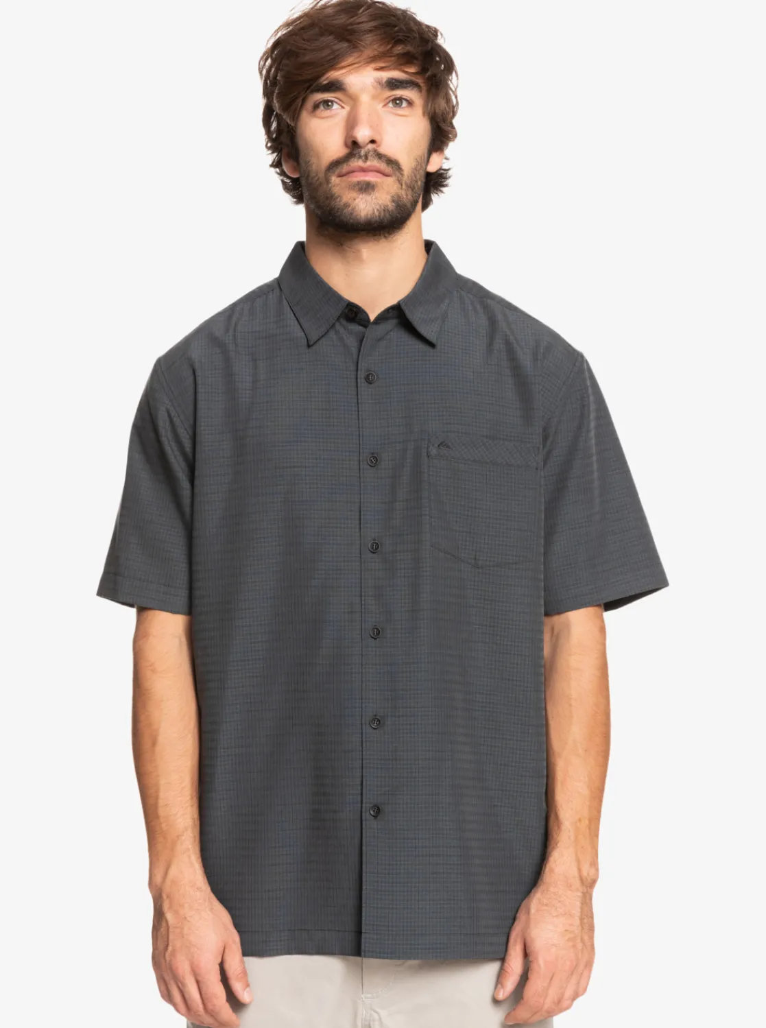 Quiksilver Waterman Centinela Premium Anti-Wrinkle Shirt Black Centinella Sale