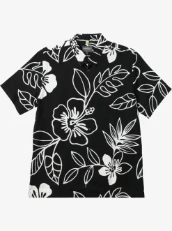Quiksilver Waterman Cruise Town Woven Shirt Black Cruise Town Clearance
