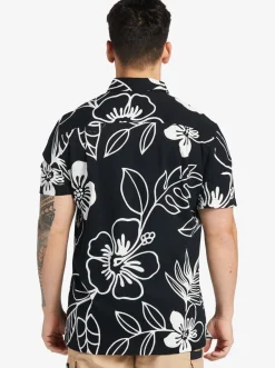 Quiksilver Waterman Cruise Town Woven Shirt Black Cruise Town Clearance