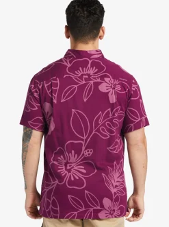 Quiksilver Waterman Cruise Town Woven Shirt Magenta Cruise Town New
