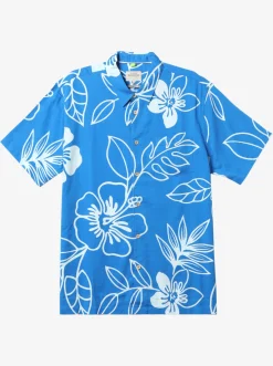 Quiksilver Waterman Cruise Town Woven Shirt Directoire Blue Cruise Town Hot