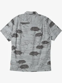 Quiksilver Waterman Dive Sites Woven Shirt Harbor Mist Dive Sites Shop