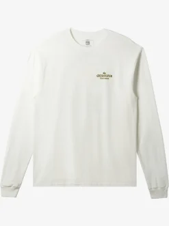 Quiksilver Waterman Dorado Magic Long Sleeve T-Shirt Snow White Hot