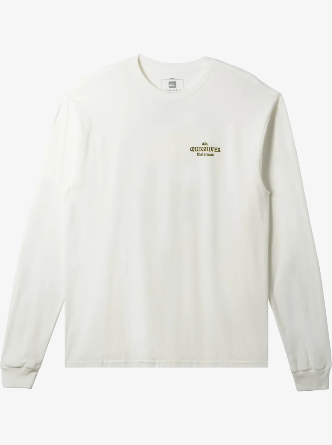 Quiksilver Waterman Dorado Magic Long Sleeve T-Shirt Snow White Hot