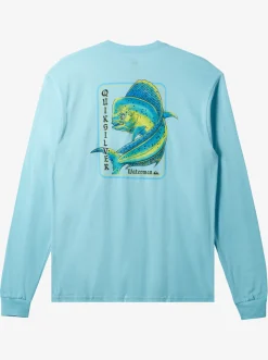Quiksilver Waterman Dorado Magic Long Sleeve T-Shirt Gulf Stream Outlet