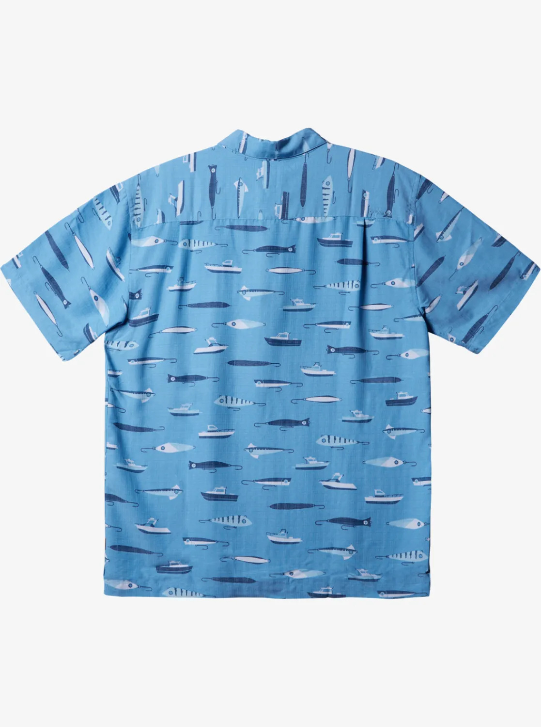 Quiksilver Waterman Drag Week Technical Short Sleeve Shirt Dusk Blue Drag Week W Cheap