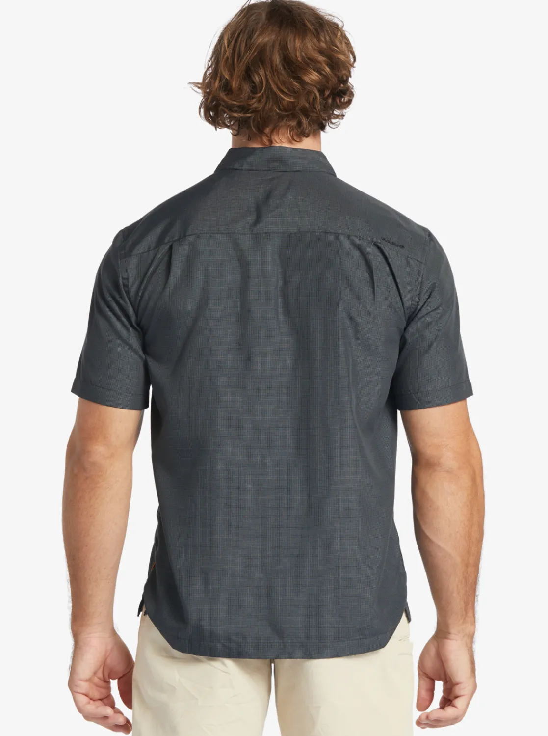 Quiksilver Waterman Kings Cliff Short Sleeve Shirt Black Kings Cliff Store