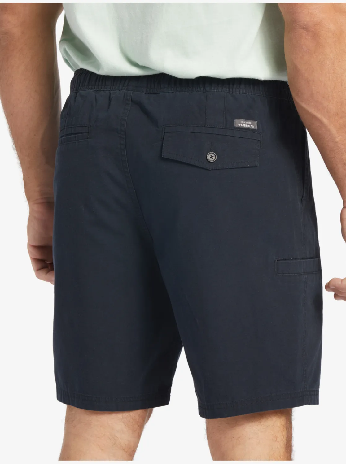 Quiksilver Waterman Last Light Elastic Waist 19" Shorts Black Outlet