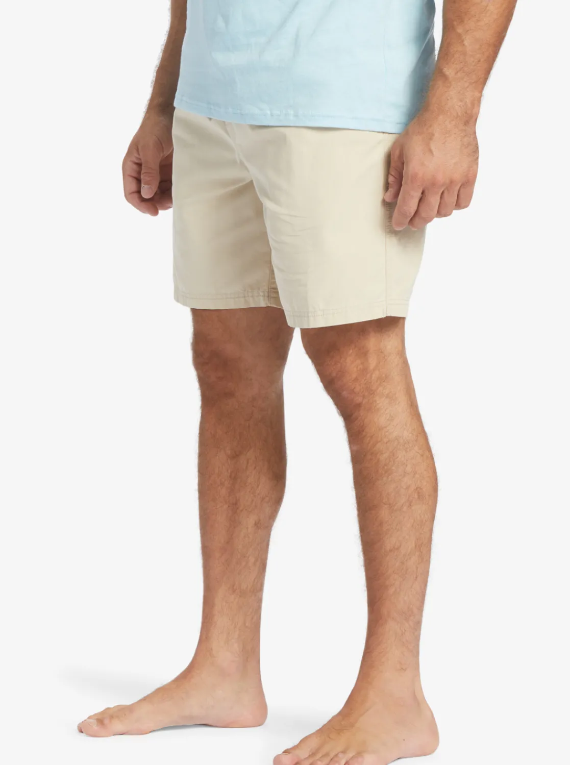 Quiksilver Waterman Last Light Elastic Waist 19" Shorts Brown Rice Discount