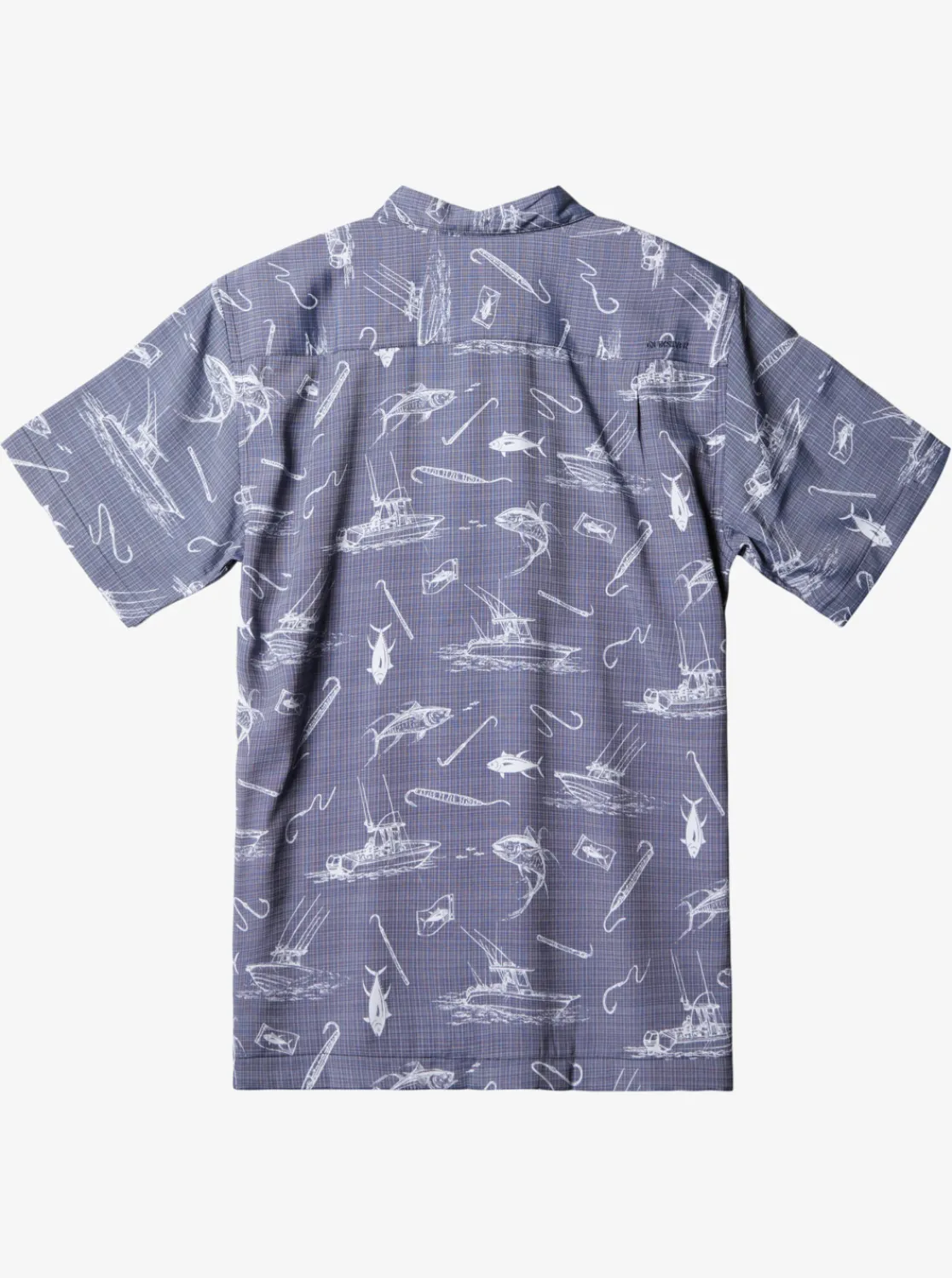 Quiksilver Waterman Line Spinner Short Sleeve Shirt Medieval Blue Line Spinner Sale