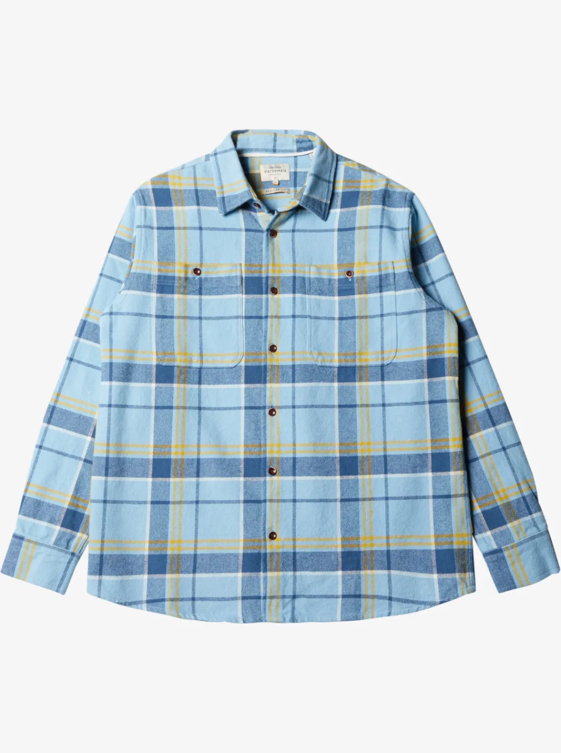 Quiksilver Waterman Lower Ridge Flannel Shirt Dusk Blue Lower Ridge Online