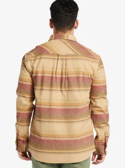 Quiksilver Waterman Lowest Tide Flannel Long Sleeve Top Inscense Lowest Tide Clearance