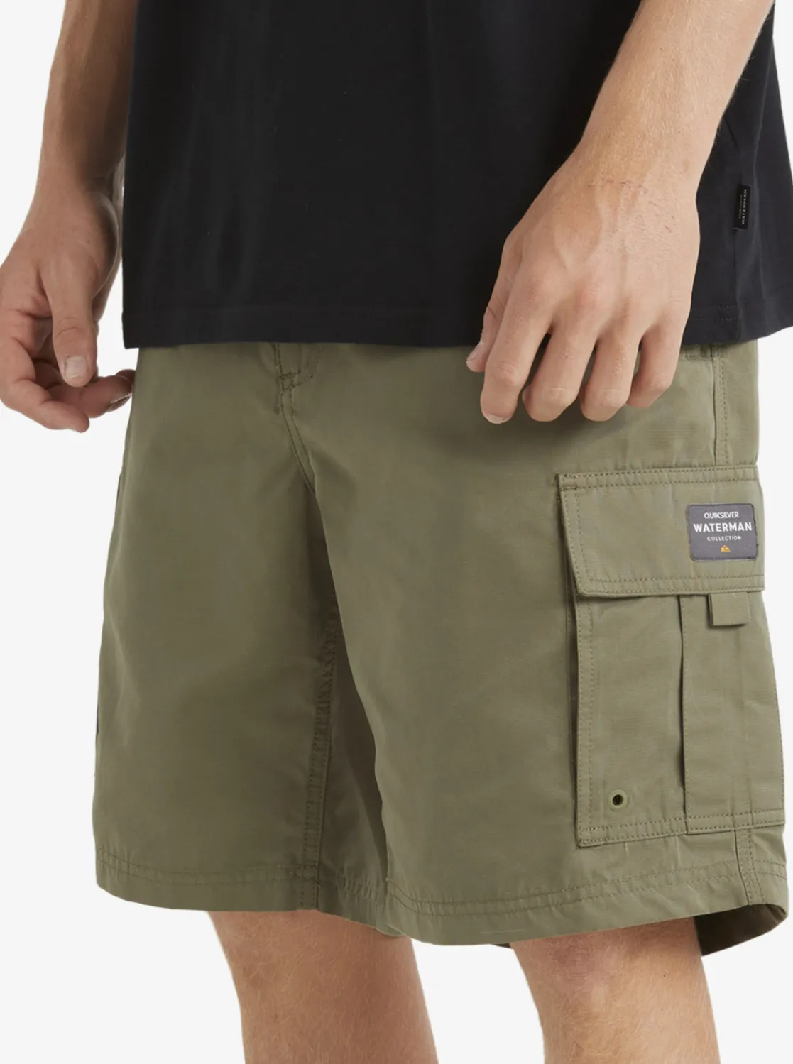 Quiksilver Waterman Maldive Atoll Cargo 20" Shorts Dusty Olive Store