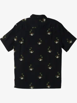 Quiksilver Waterman Micronesia Woven Shirt Micronesia Dusk Black Cheap