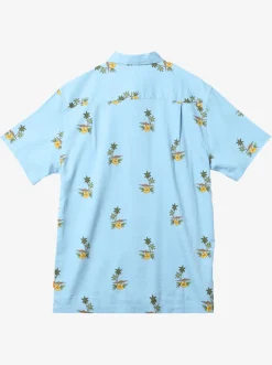 Quiksilver Waterman Micronesia Woven Shirt Micronesia Dusk Blue Discount