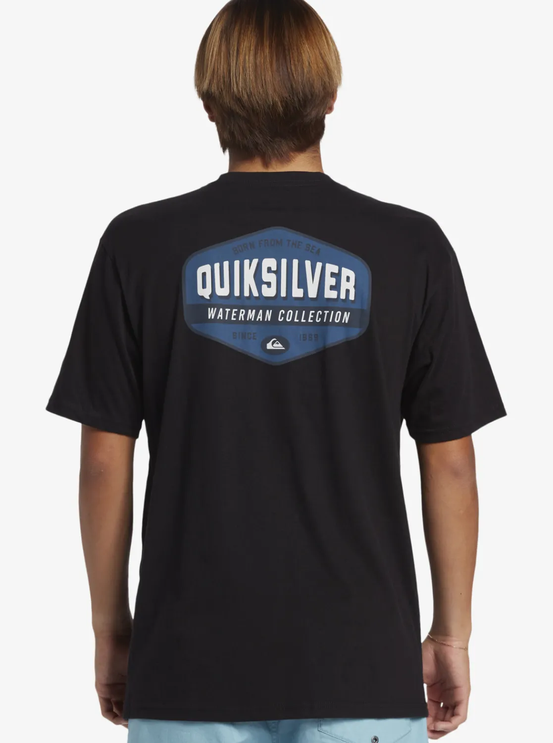 Quiksilver Waterman Morning Session T-Shirt Black Sale