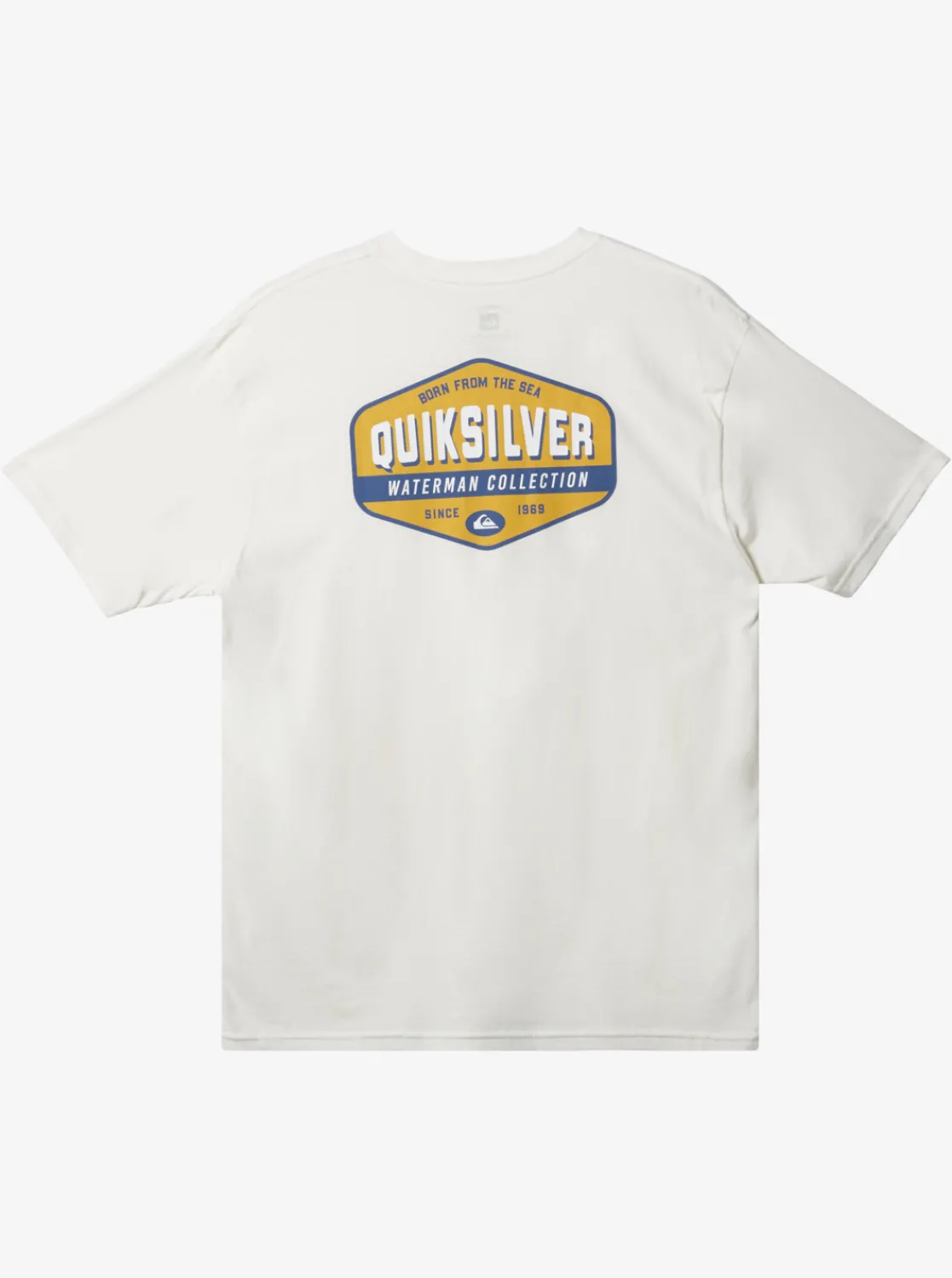Quiksilver Waterman Morning Session T-Shirt Snow White Hot